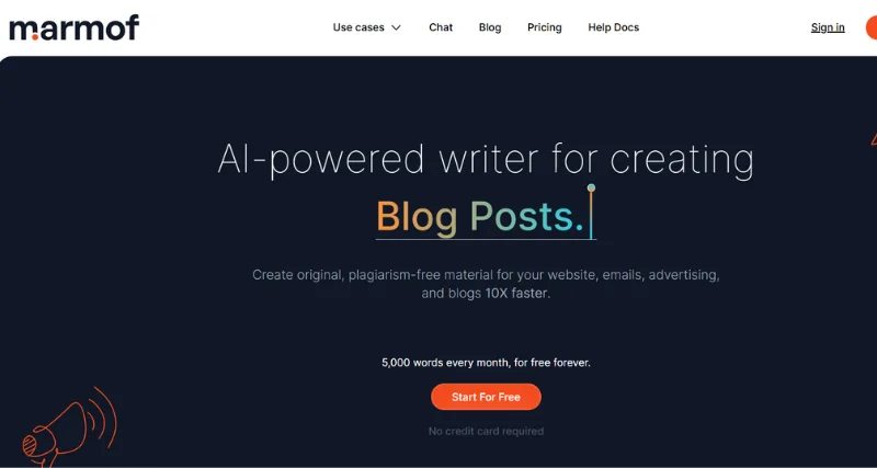 Marmof - AI Tool Preview