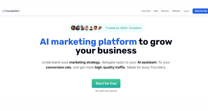 FounderPal - AI Tool Preview