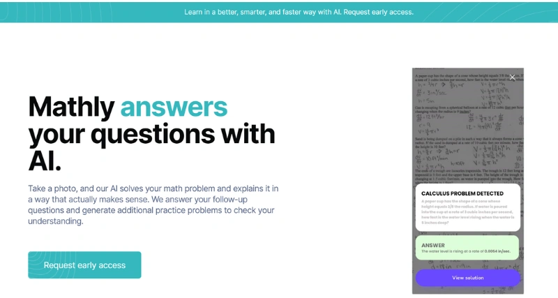 Mathly - AI Tool Preview