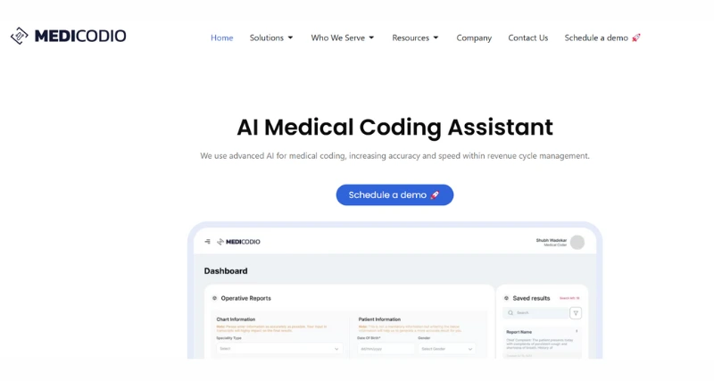 MediCodio - AI Tool Preview