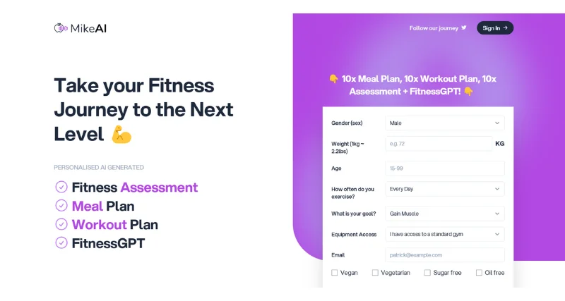 Mike AI - AI Tool Preview