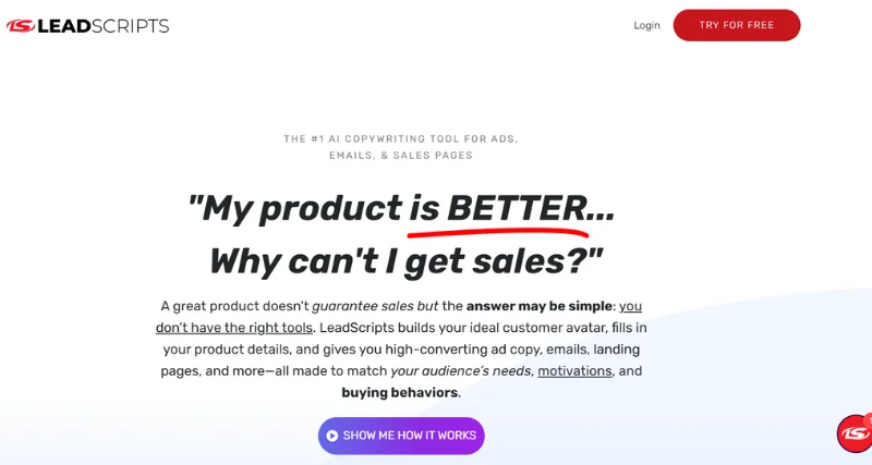 LeadScripts - AI Tool Preview