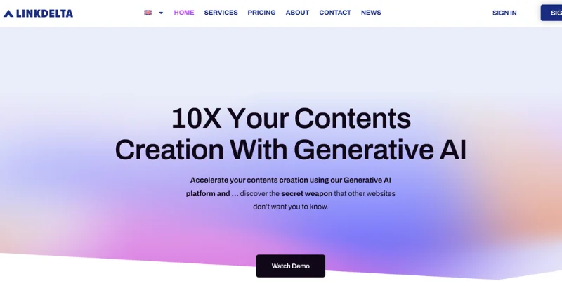 Linkdelta - AI Tool Preview