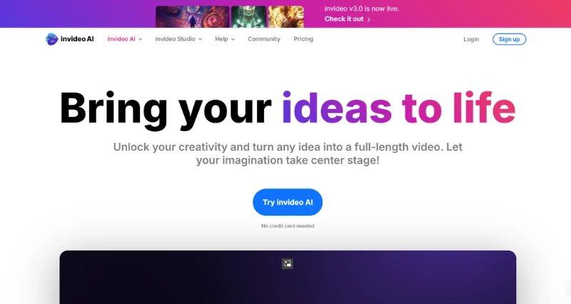 InVideo - AI Tool Preview
