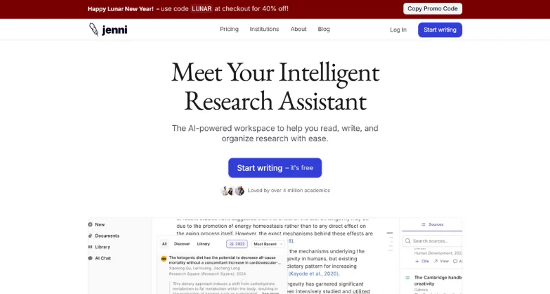 Jenni - AI Tool Preview