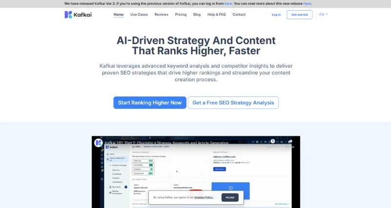 Kafkai - AI Tool Preview