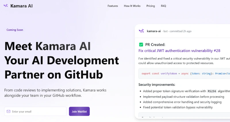 Kamara AI - AI Tool Preview