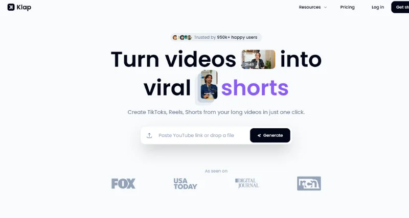 Klap - AI Tool Preview
