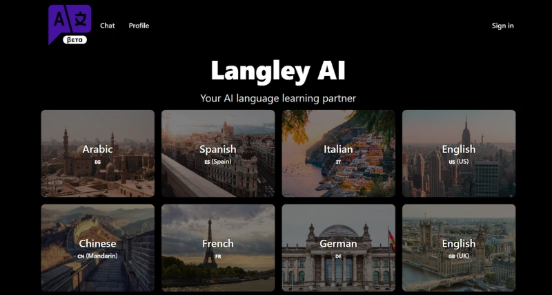 Langley AI - AI Tool Preview