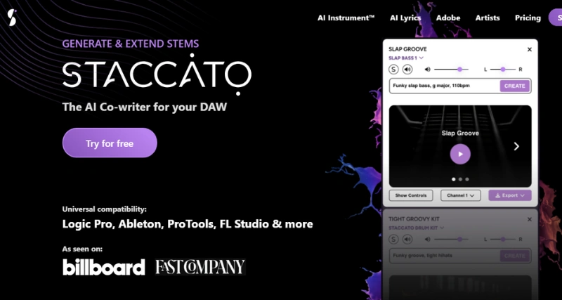 Staccato - AI Tool Preview