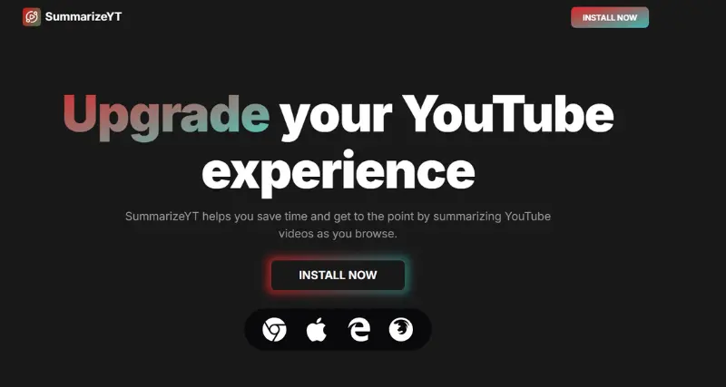 SumarizeYT - AI Tool Preview
