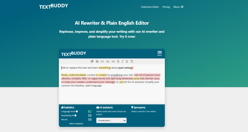TextBuddy - AI Tool Preview