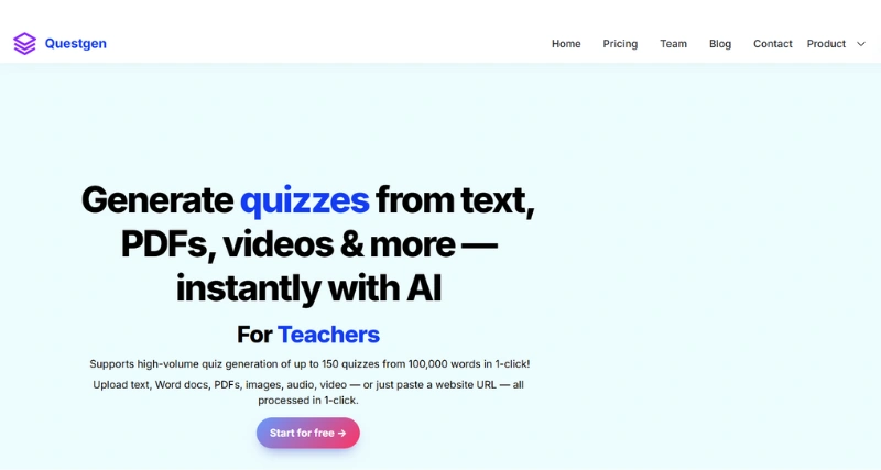 Questgen - AI Tool Preview