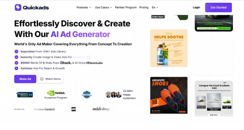 Quickads - AI Tool Preview