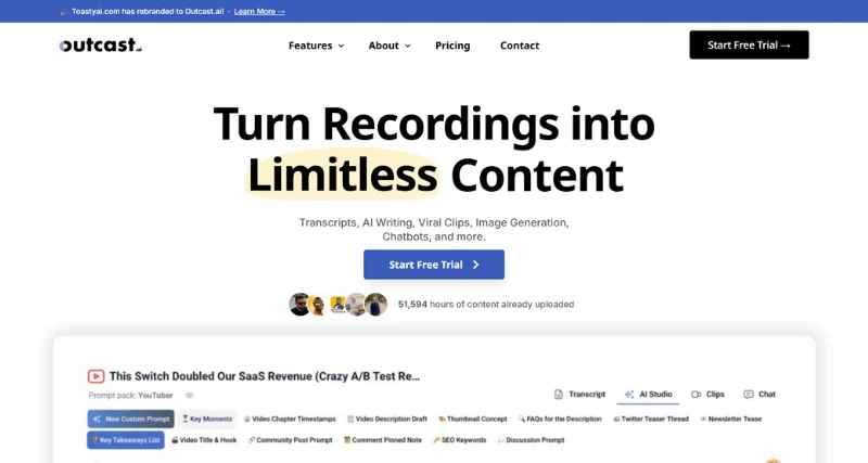 ToastyAI - AI Tool Preview