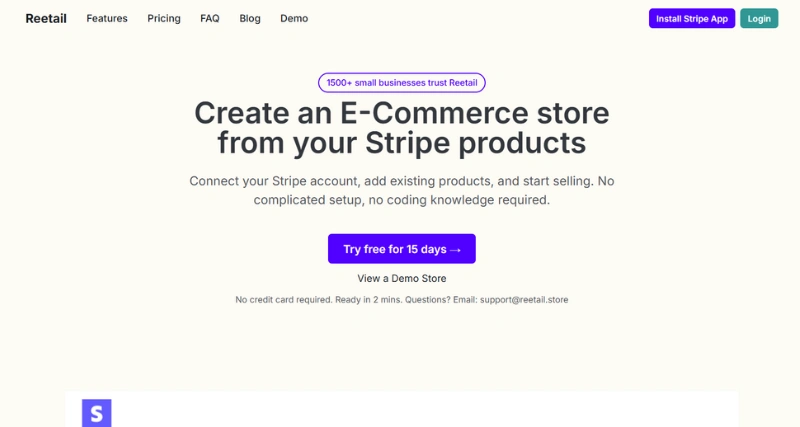 Reetail - AI Tool Preview