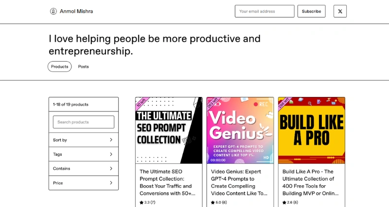 Anmol Mishra - AI Tool Preview