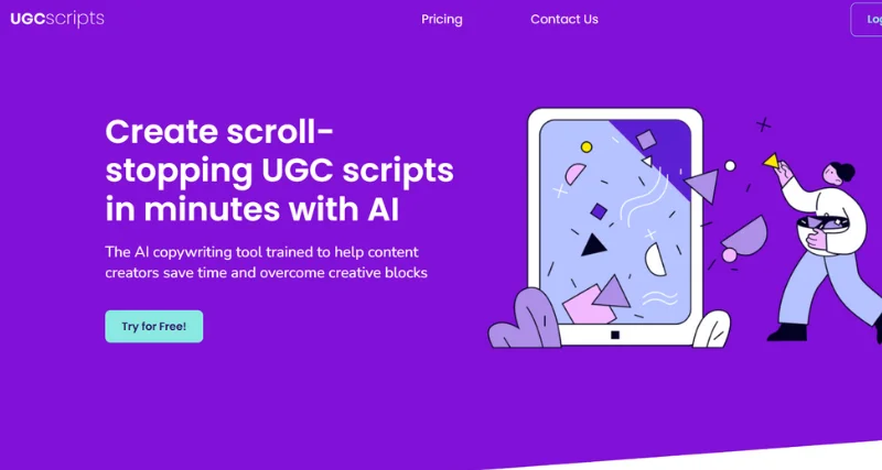 Ugc Scripts - AI Tool Preview