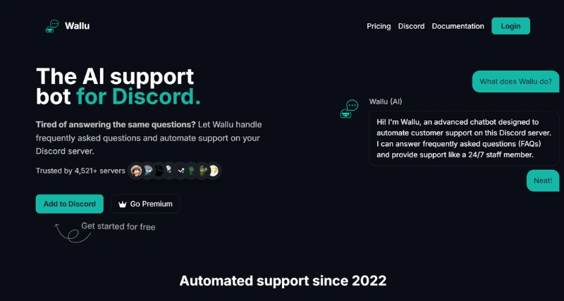 Wallu Bot - AI Tool Preview