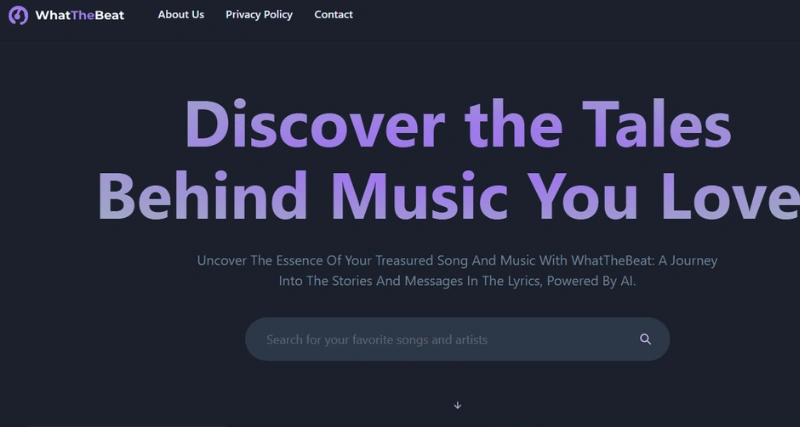 WhatTheBeat - AI Tool Preview