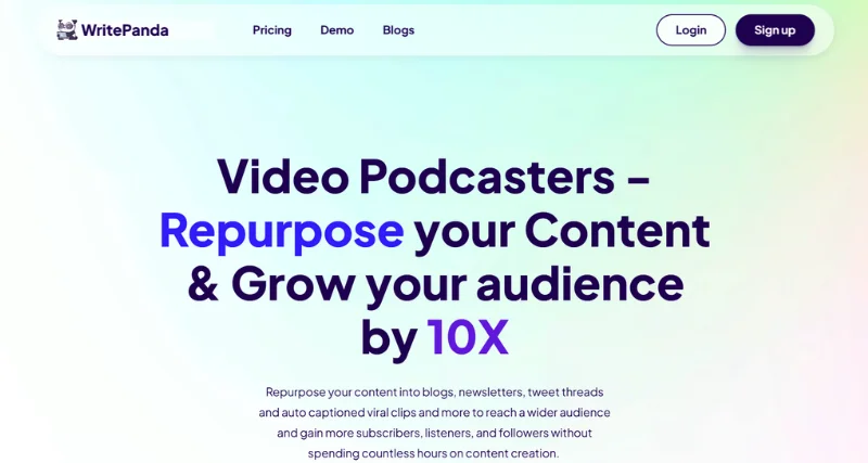 WritePanda - AI Tool Preview