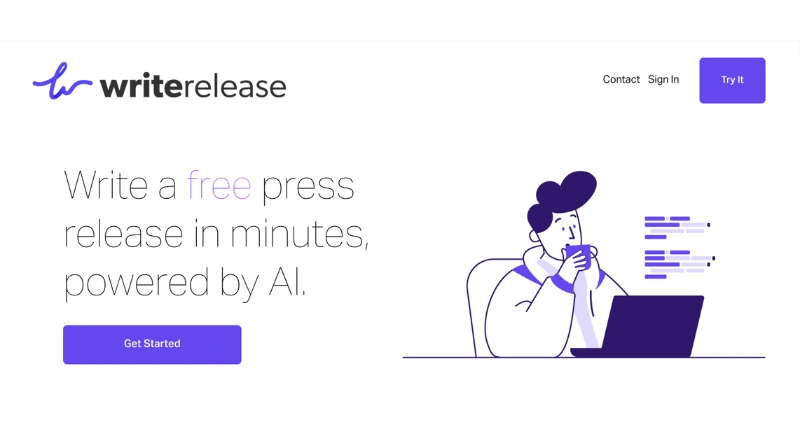 Writerelease - AI Tool Preview