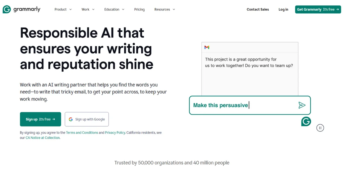 Grammarly - AI Tool Preview