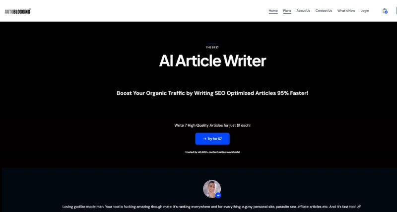 Autoblogging AI - AI Tool Preview