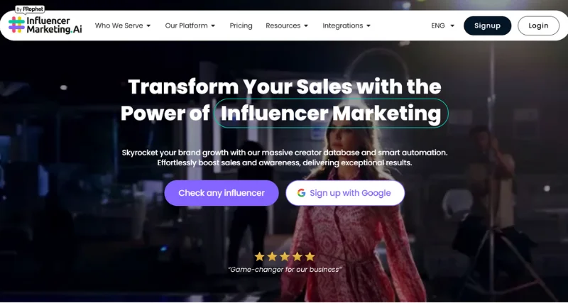 Influencer Marketing AI - AI Tool Preview