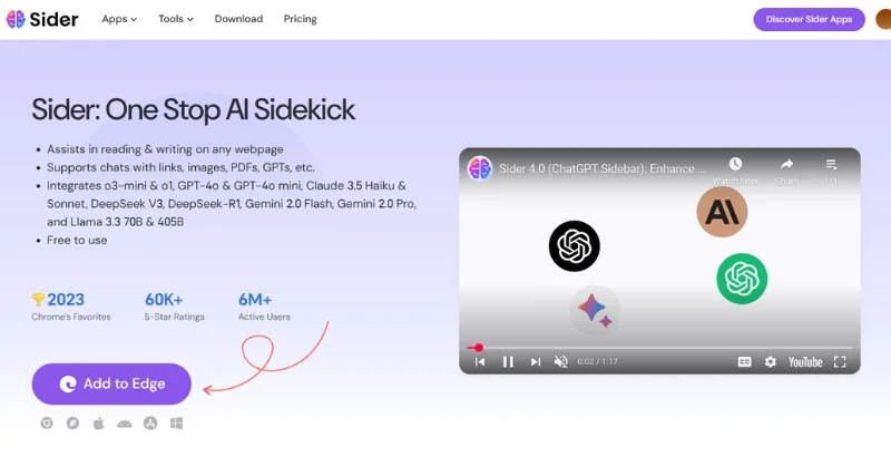 Sider - AI Tool Preview