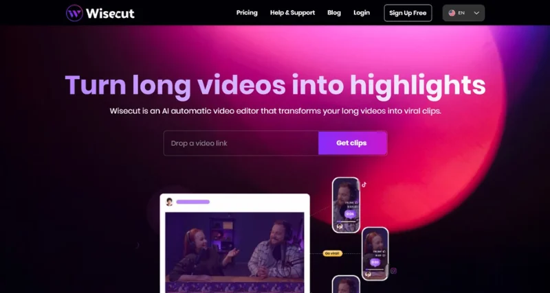 Wisecut - AI Tool Preview