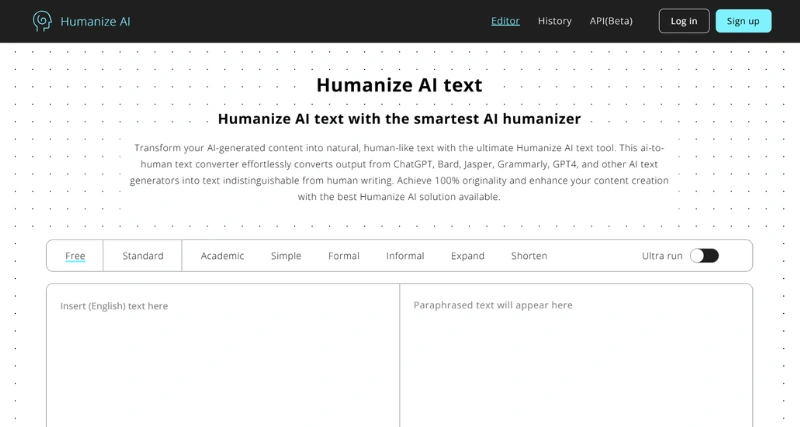 Humanize AI Pro - AI Tool Preview