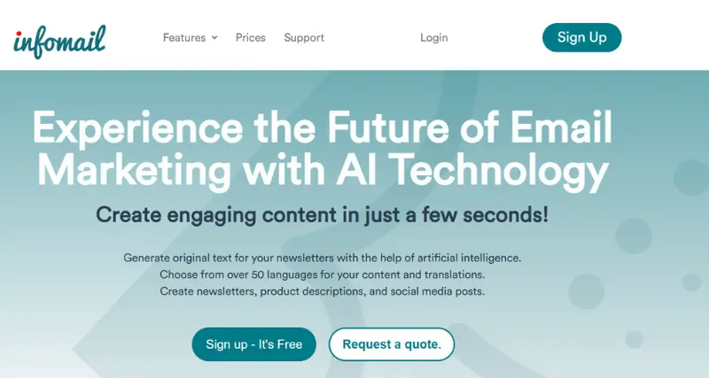 Infomail - AI Tool Preview