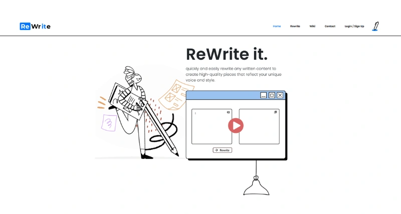 Rewrite it. - AI Tool Preview