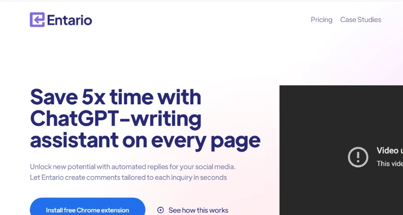 Entario - AI Tool Preview