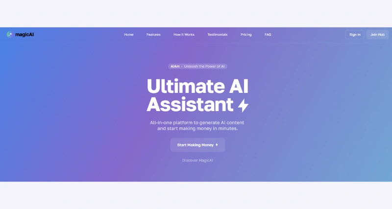 magicAI - AI Tool Preview