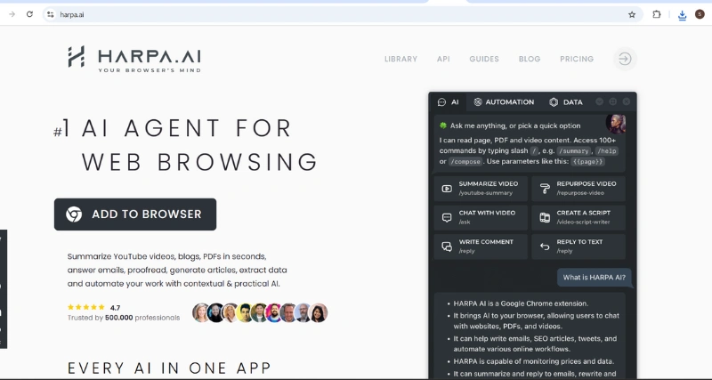 Harpa.ai - AI Tool Preview