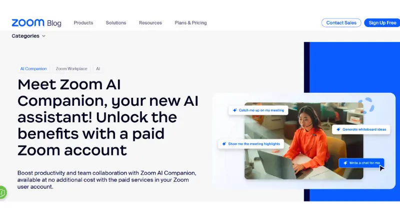 Zoom Blog - AI Tool Preview