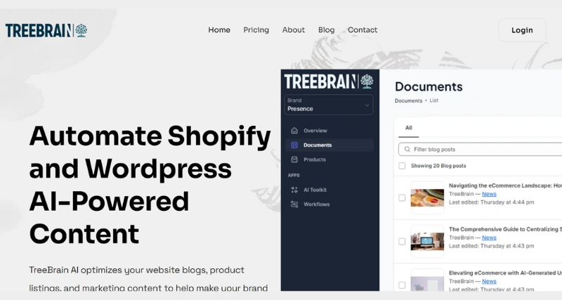 TreeBrain.ai - AI Tool Preview