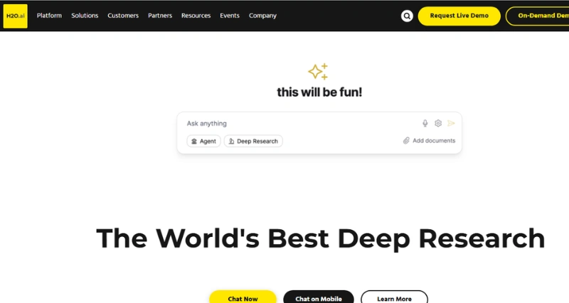 H2O.ai - AI Tool Preview