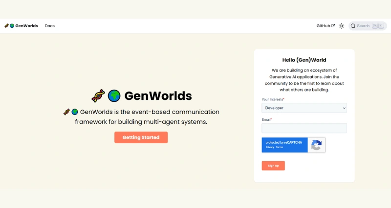 GenWorlds - AI Tool Preview
