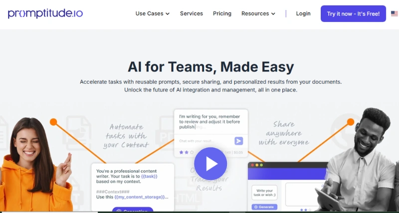 Promptitude.io - AI Tool Preview