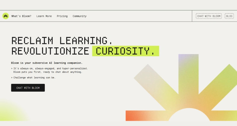 Bloom - AI Tool Preview