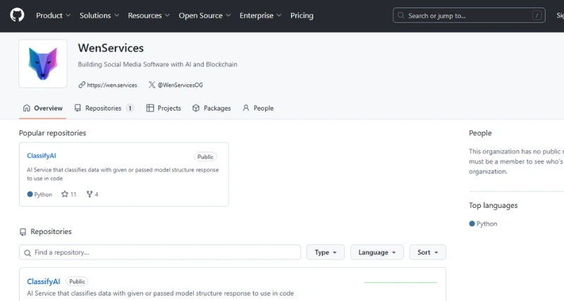 WenServices - AI Tool Preview