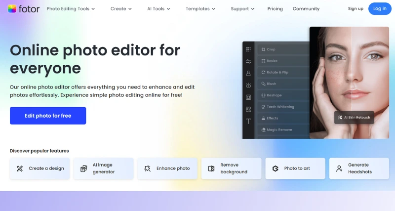 Fotor - AI Tool Preview