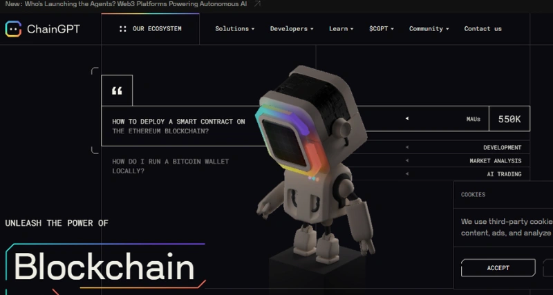 ChainGPT - AI Tool Preview