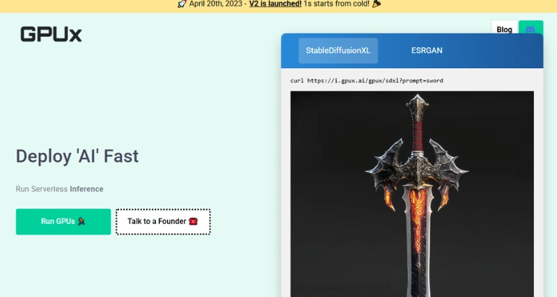 GPUx - AI Tool Preview
