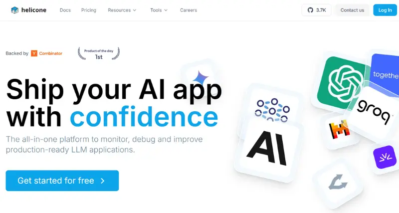 Helicone - AI Tool Preview
