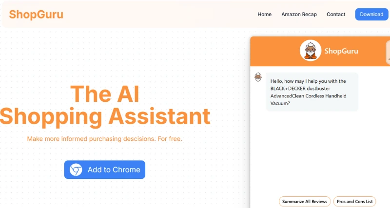 ShopGuru - AI Tool Preview