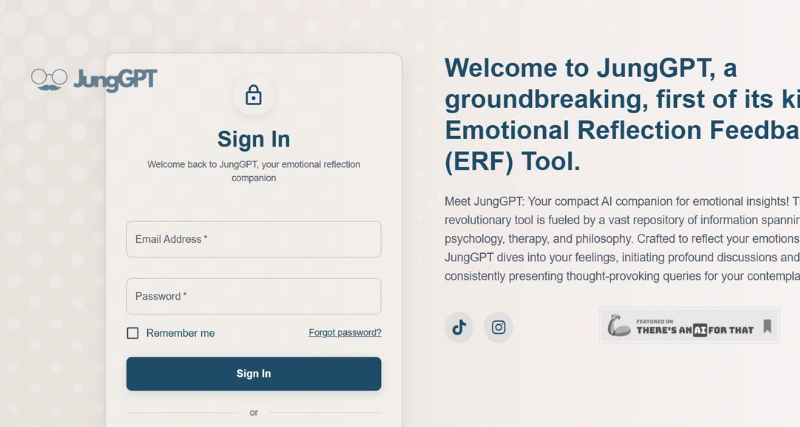 JungGPT - AI Tool Preview